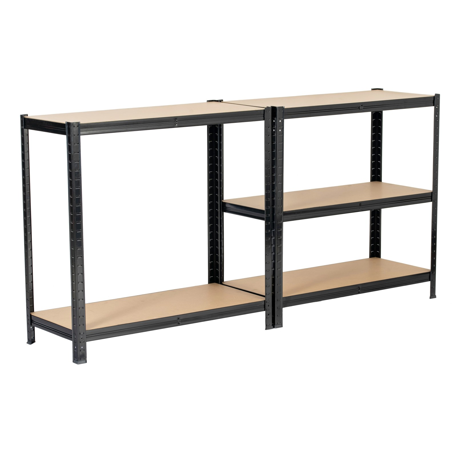 Extralink Regał magazynowy metalowy 180x90x40 czarny - obrazek 3